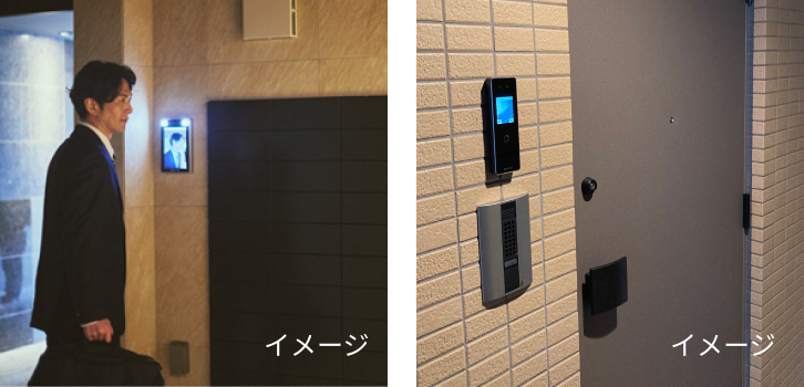 顔認証ドアロック