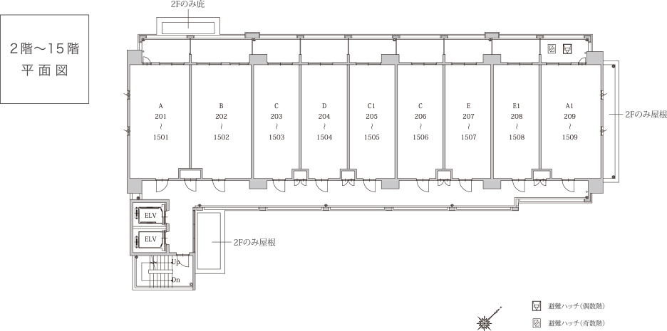 1階平面図兼配置図