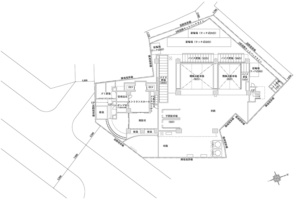 1階 平面図兼配置図