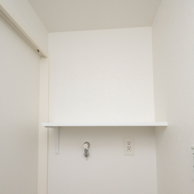 洗濯機上収納棚