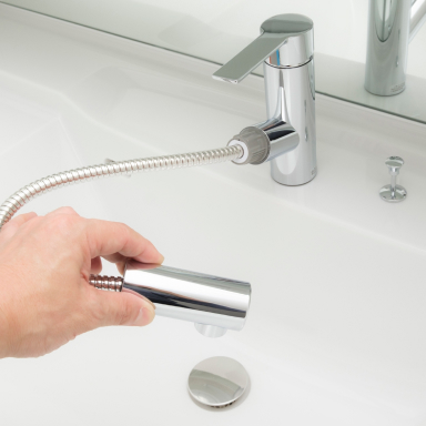 ホース付き水栓